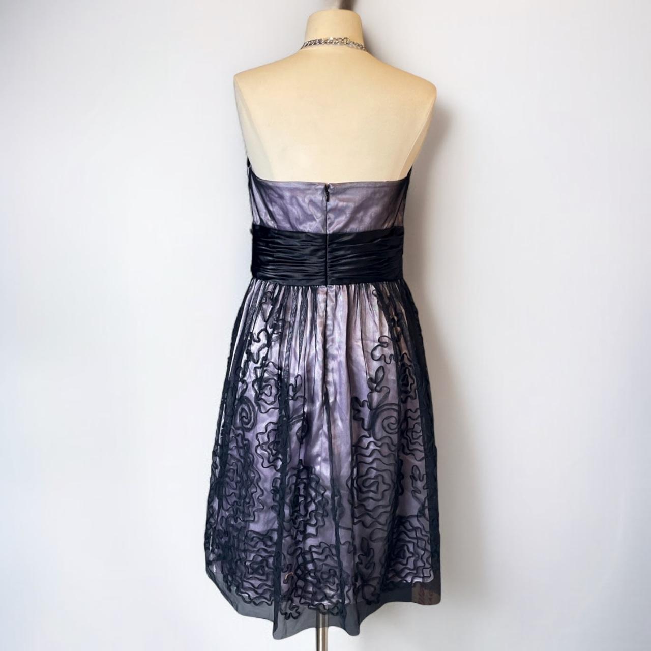 Y2k Lavender Gothic Black Floral Lace Short Tulle Homecoming Dress Birthday Dress gh4660