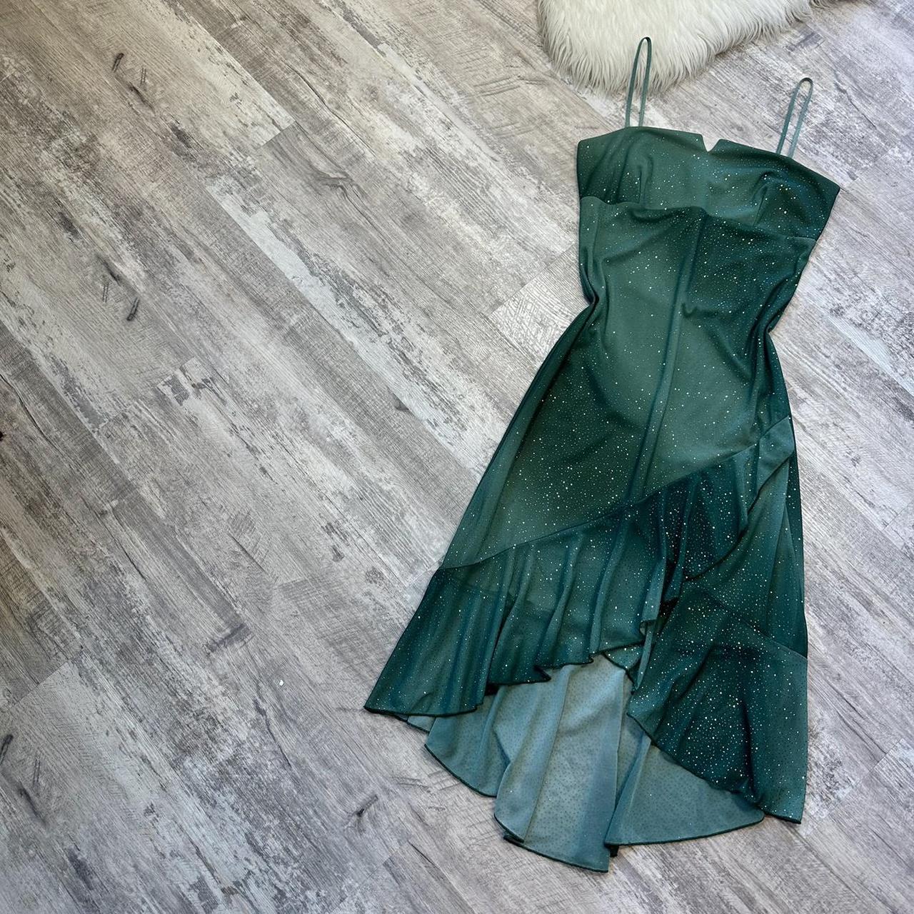 Moss Green Fairy Homecoming Dress Y2k Sparkly Mini Flowy Ruffle Short Chiffon Ball Gown Evening Gown Party Dress gh4717