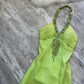Green Beaded Short Homecoming Dress Holiday Party Dress gh4312
