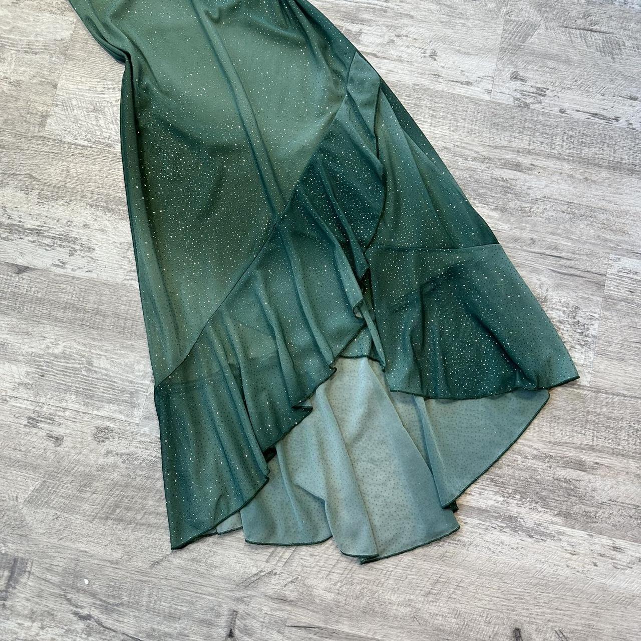 Moss Green Fairy Homecoming Dress Y2k Sparkly Mini Flowy Ruffle Short Chiffon Ball Gown Evening Gown Party Dress gh4717