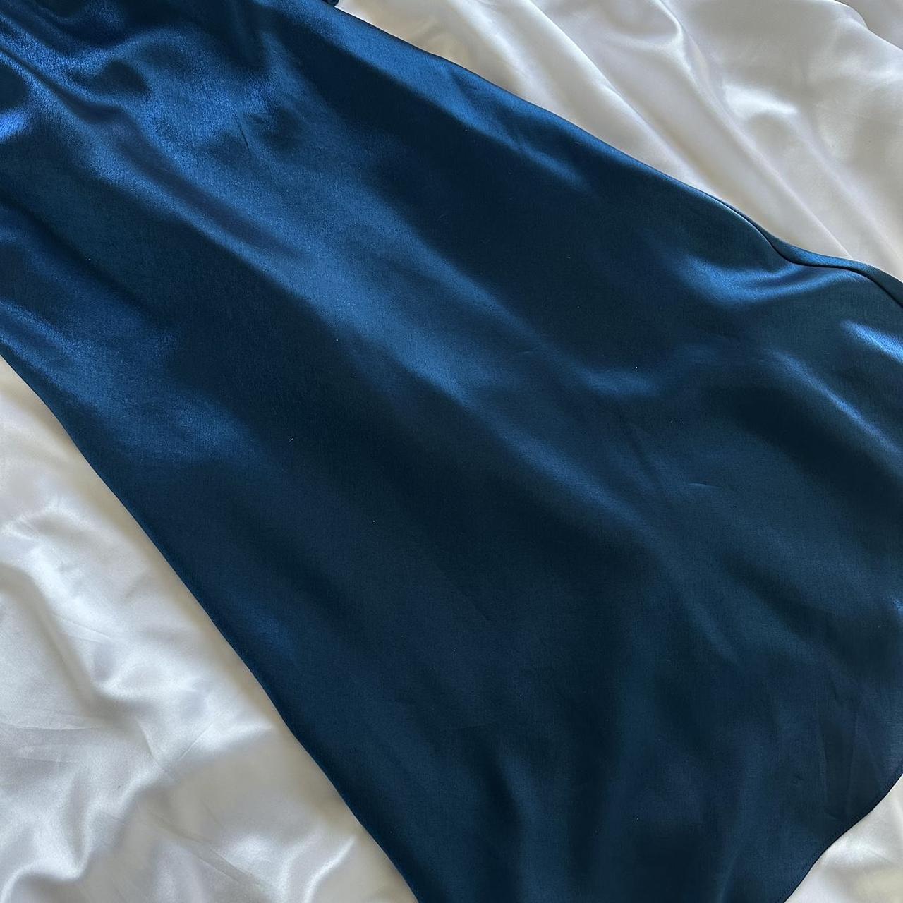 Navy blue stylish elegant spaghetti strap long chiffon prom dress evening dress party dress gh3638