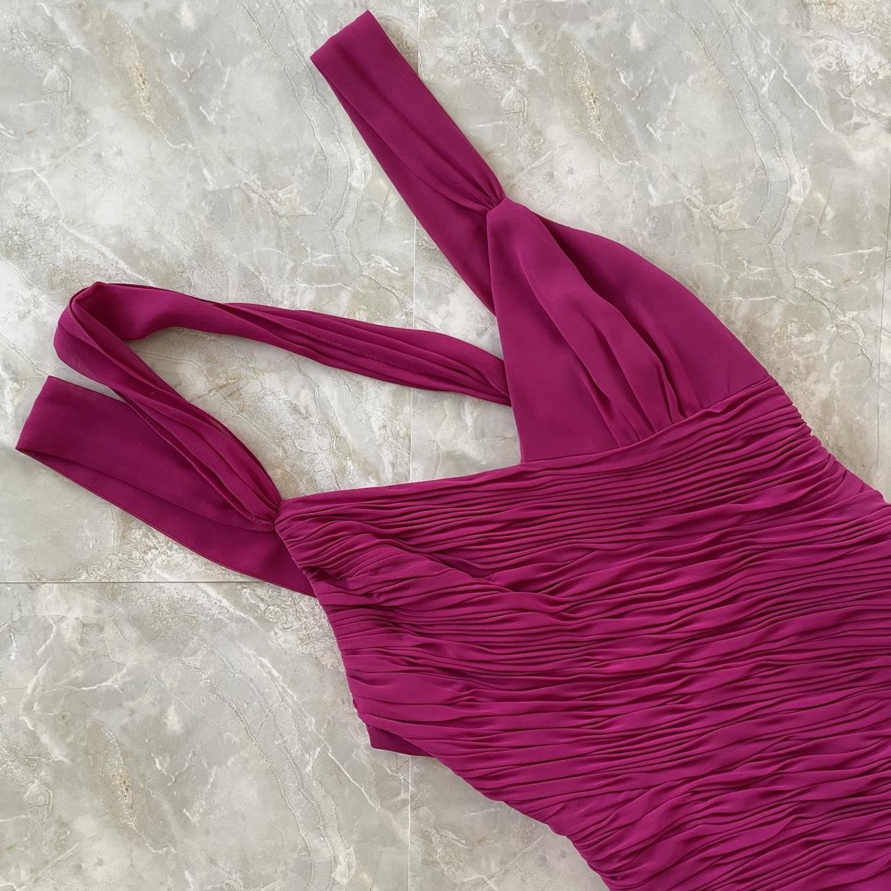 Robe de soirée élégante en mousseline de soie, style corset plissé, mi-longue, asymétrique, courte, violet et magenta, à volants, robe de bal, robe de soirée, robe de danse, gh3812