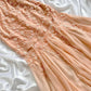 Blush pink light pink gorgeous exquisite vintage fashion floral long elegant chiffon ball gown evening dress birthday party dress prom dress Bridesmaids Dresses gh3645