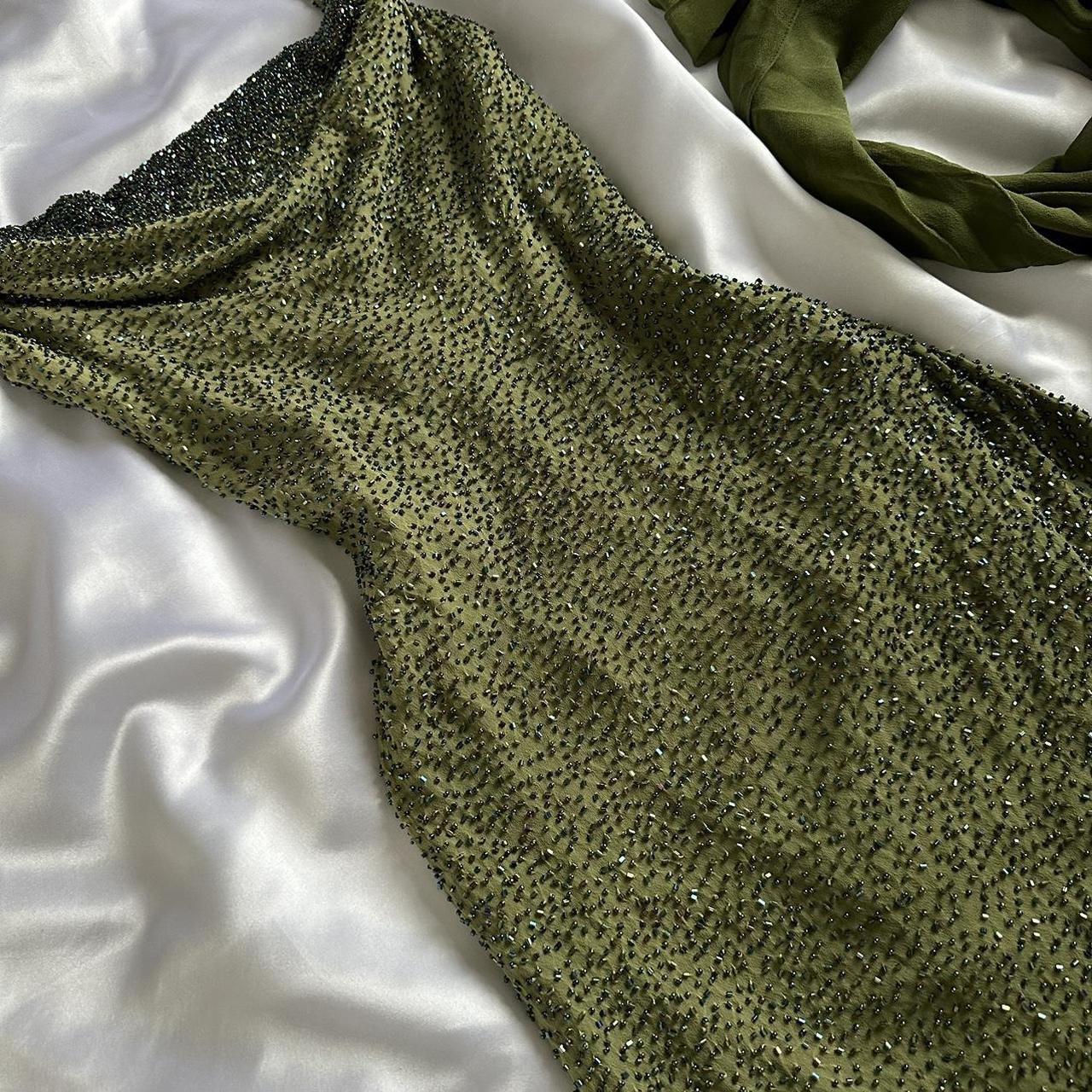 Charming forest green luxurious gorgeous sparkling fashionable elegant exquisite beading long chiffon prom dress evening dress party dress gh3592