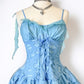 Vintage Y2K blue fairy short chiffon formal homecoming dress birthday dress eighth grade gh4659