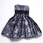 Y2k Lavender Gothic Black Floral Lace Short Tulle Homecoming Dress Birthday Dress gh4660