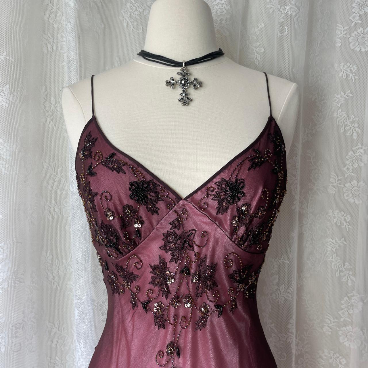 Pink Brown Beaded Formal Prom Dress Chiffon Pretty Floral Long/Short Homecoming Dress Date Dress Party Dress gh4619