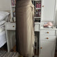 Brown and cream fashion gradient beautiful unique glitter maxi dress suspender vintage elegant long chiffon tulle ball gown evening dress party dress prom dress gh3880