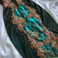 Girlhomeshops-Turquoise Green Shiny Fashion Short/Mid-Length Chiffon Sequin Homecoming Dress Birthday Party Dress gh5008