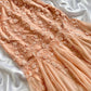Blush pink light pink gorgeous exquisite vintage fashion floral long elegant chiffon ball gown evening dress birthday party dress prom dress Bridesmaids Dresses gh3645