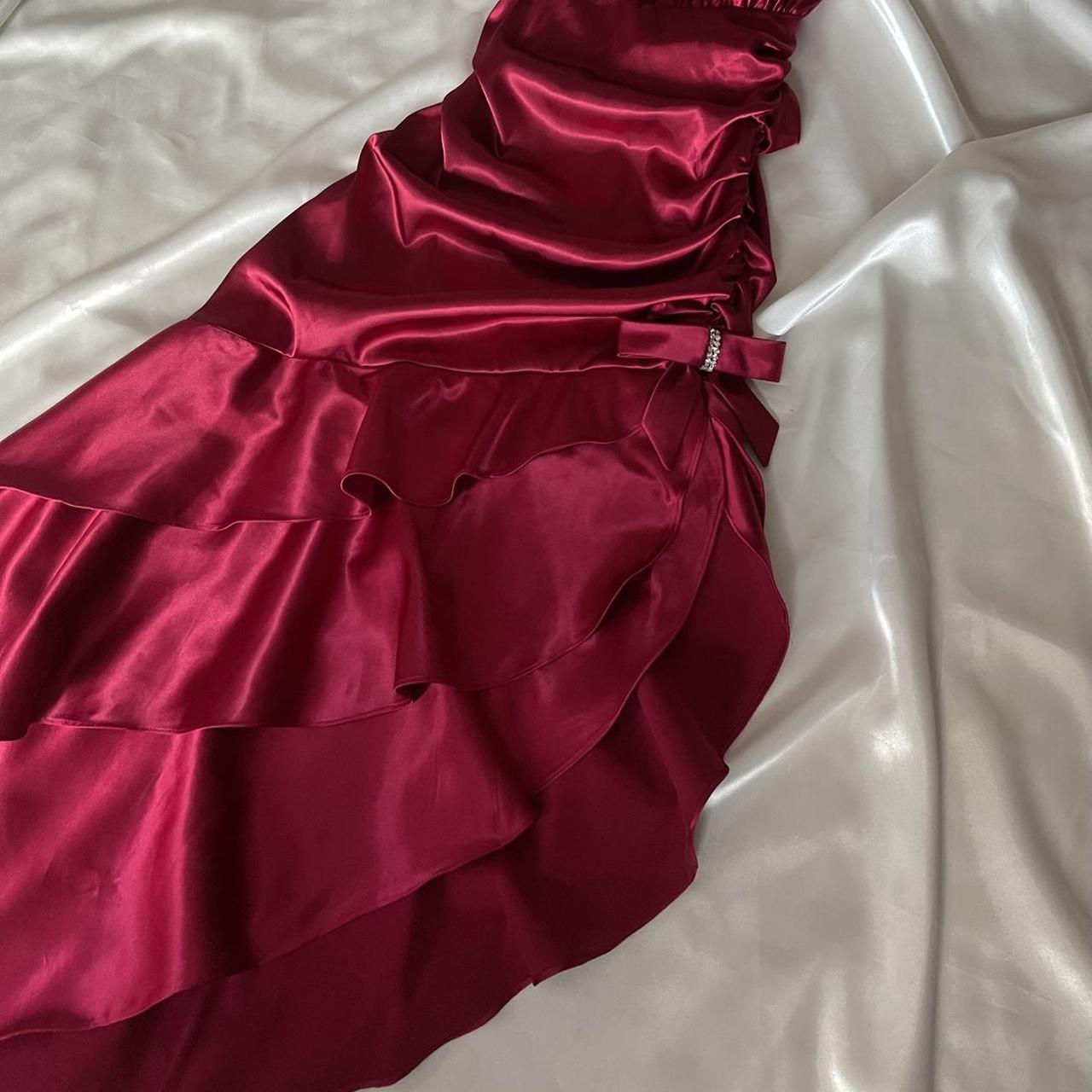 girlhomeshops--Red Retro Elegant Simple Mid-Length Homecoming Dress Date Dress Fashionable And Comfortable Popular Dress gh5674