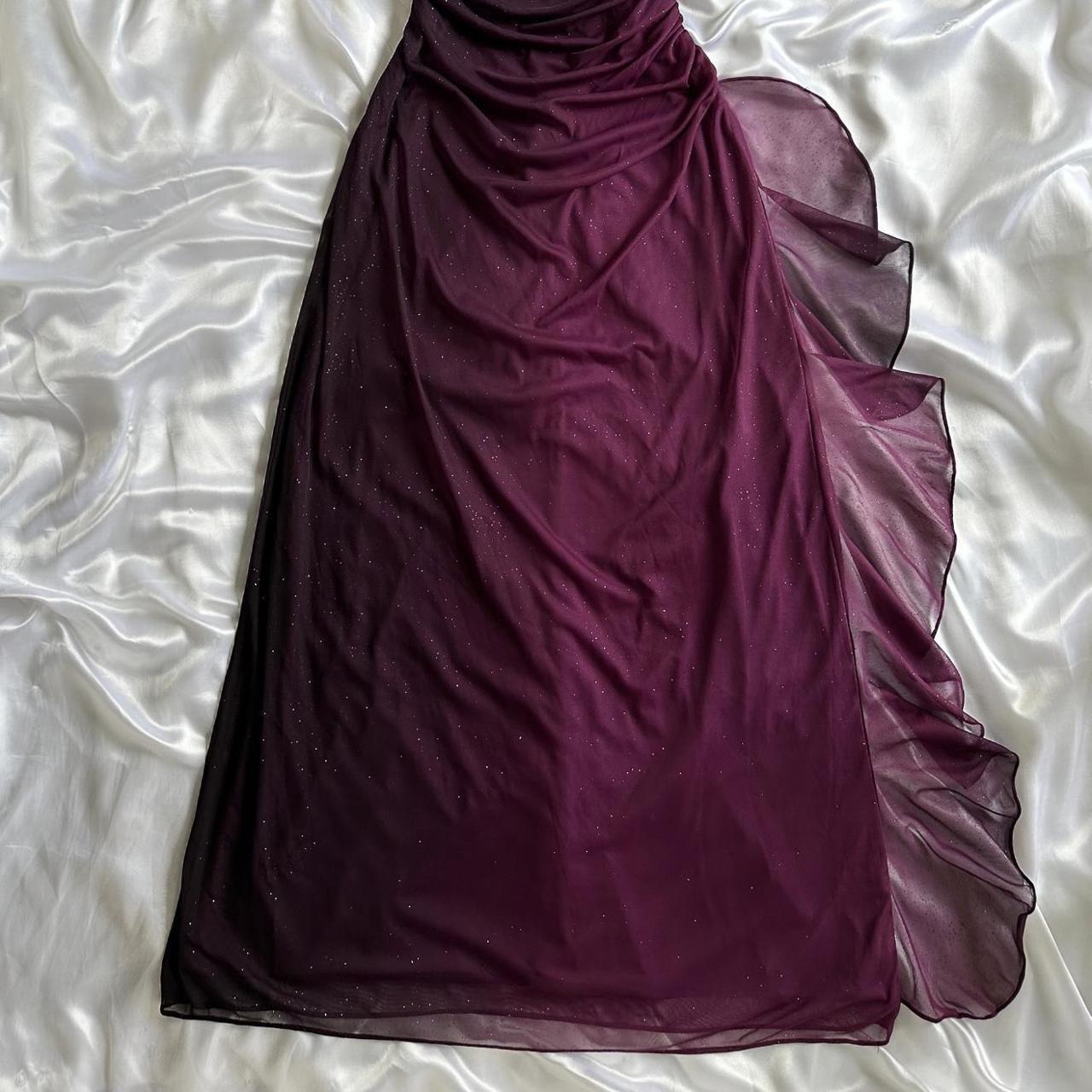 Purple fashion gradient shiny long chiffon ball gown, evening dress, party dress gh3532