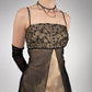Girlhomeshops--Brown exquisite beaded long satin prom dress party dress gh5503