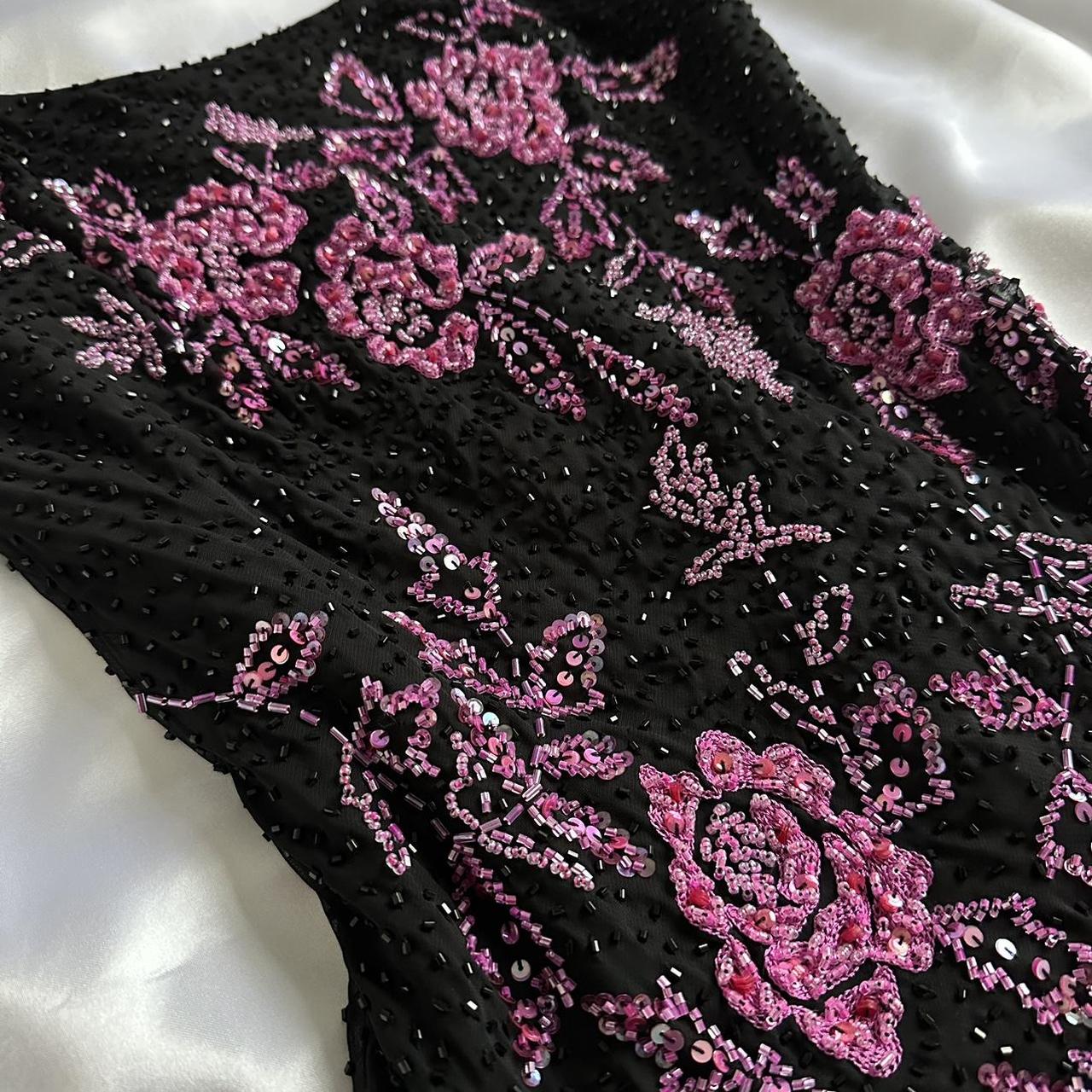 Schwarzes, elegantes Retro-A-Linien-Kleid mit langen Trägern und Spitze, Ballkleid, Abendkleid, Geburtstagspartykleid gh3154