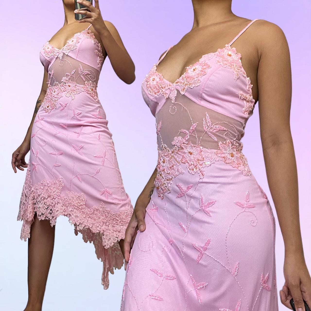 🌸🧚‍♀️✨Light pink summer beautiful retro beaded mid-length fairy short homecoming dress prom dress birthday dress evening dress grad party outfit gh4673