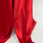 Robe de soirée longue en satin à bretelles spaghetti et perles, élégante et rouge, robe de bal fendue, robe de soirée, robe de soirée gh3542