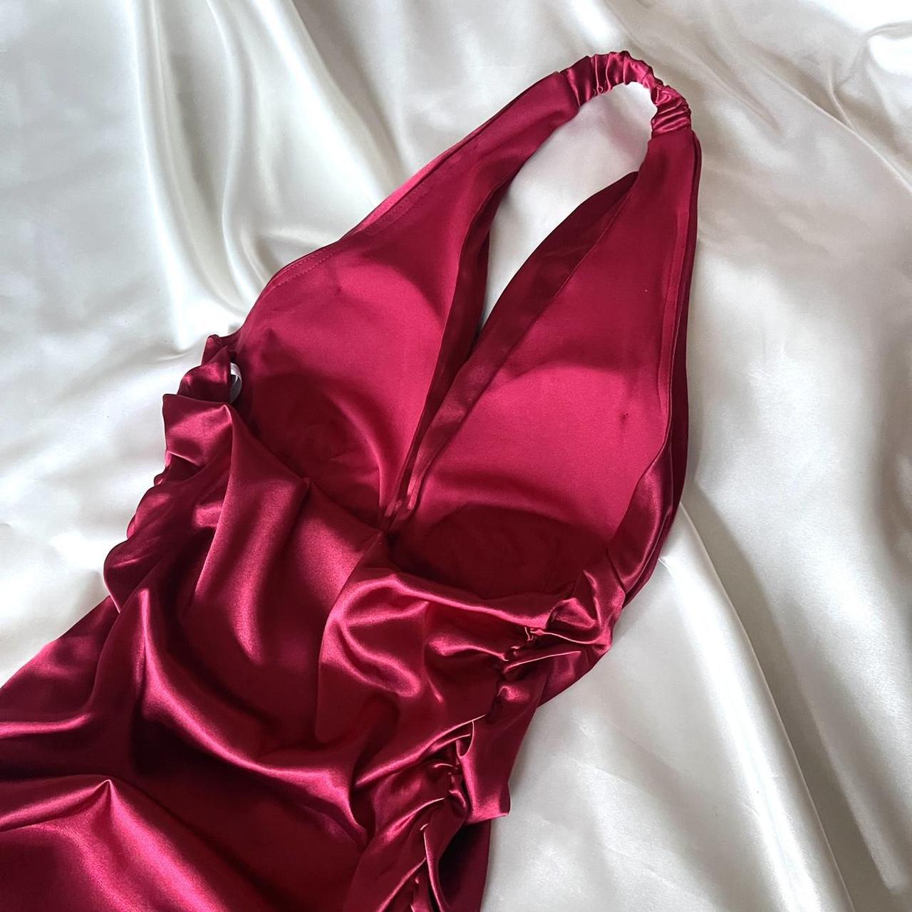 girlhomeshops--Red Retro Elegant Simple Mid-Length Homecoming Dress Date Dress Fashionable And Comfortable Popular Dress gh5674