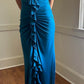 girlhomeshops-NEW ELEGANT AND SIMPLE DARK BLUE FASHION DRESS Gh6331