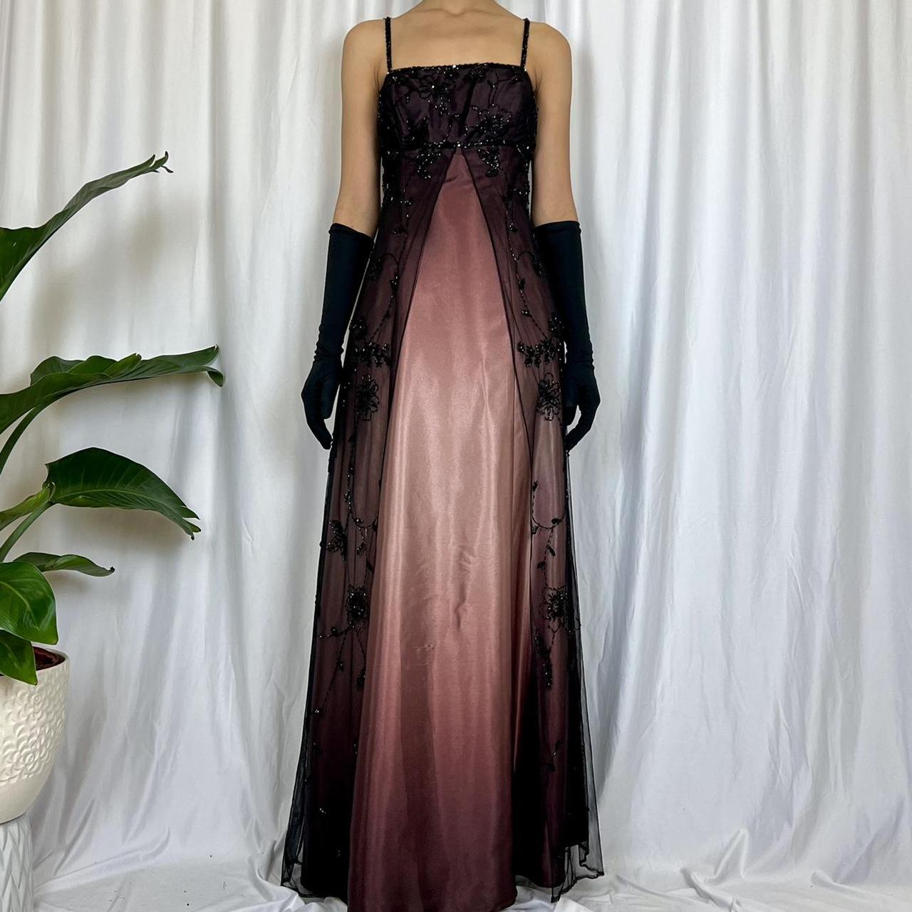 Pink Brown Gorgeous Retro Elegant Exquisite Beading Long Chiffon Ball Gown Evening Gown Party Dress Prom Dress gh3708