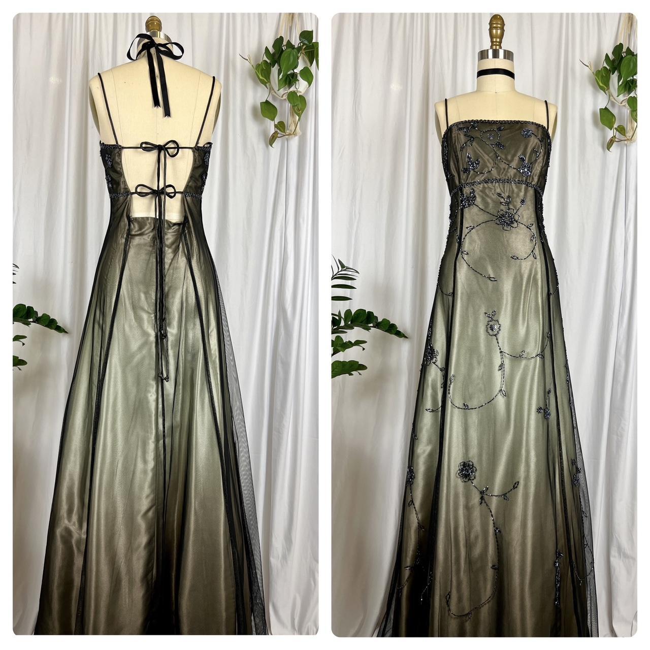 Champagne Brown Gorgeous Vintage Elegant Exquisite Beading Long Chiffon Ball Gown Evening Gown Party Dress Prom Dress gh3709