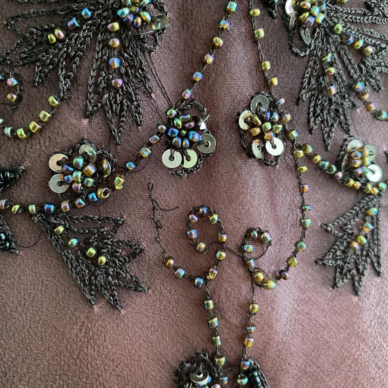 Robe de soirée longue en mousseline de soie rouge foncé, élégante, charmante et exquise, avec perles, gh3552