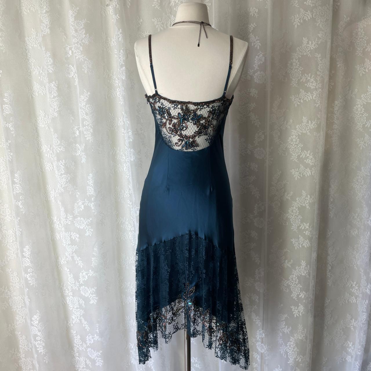Dark Blue Y2k Ethereal Fairy Gothic Mermaid Prom Dress Pretty Floral Beaded Sequin Midi/Short Homecoming Dress Date Dress Party Dress gh4617