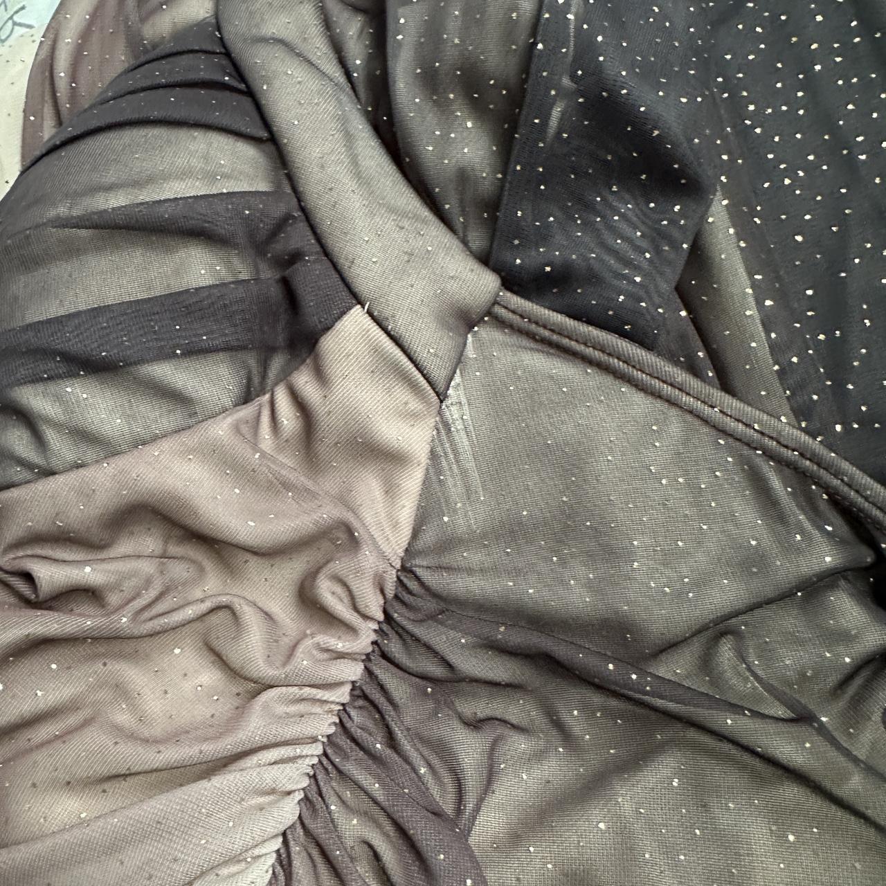 Brown and cream fashion gradient beautiful unique glitter maxi dress suspender vintage elegant long chiffon tulle ball gown evening dress party dress prom dress gh3880