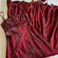 Robe de soirée élégante et longue en mousseline de soie et tulle, style vintage bordeaux, brillante, tendance, mignonne et douce, robe de bal, robe de fête d'anniversaire, robe de bal, robe de remise de diplôme, gh3886