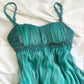 Green Vintage Fairy Beaded Short Chiffon Homecoming Dress Birthday Dress gh4661