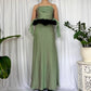 Green Shiny Fashion Vintage Elegant Spaghetti Strap Long Chiffon Tulle Ball Gown Evening Dress Party Dress Prom Dress gh3714