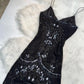 Girlhomeshops-Black gorgeous exquisite beaded short chiffon homecoming dress birthday party dress gh5010