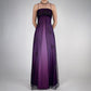 Purple Elegant Beautiful Exquisite Floral Beading Vintage A-Line Spaghetti Strap Long Satin Tulle Ball Gown Evening Dress Birthday Party Dress Prom Dress gh3909