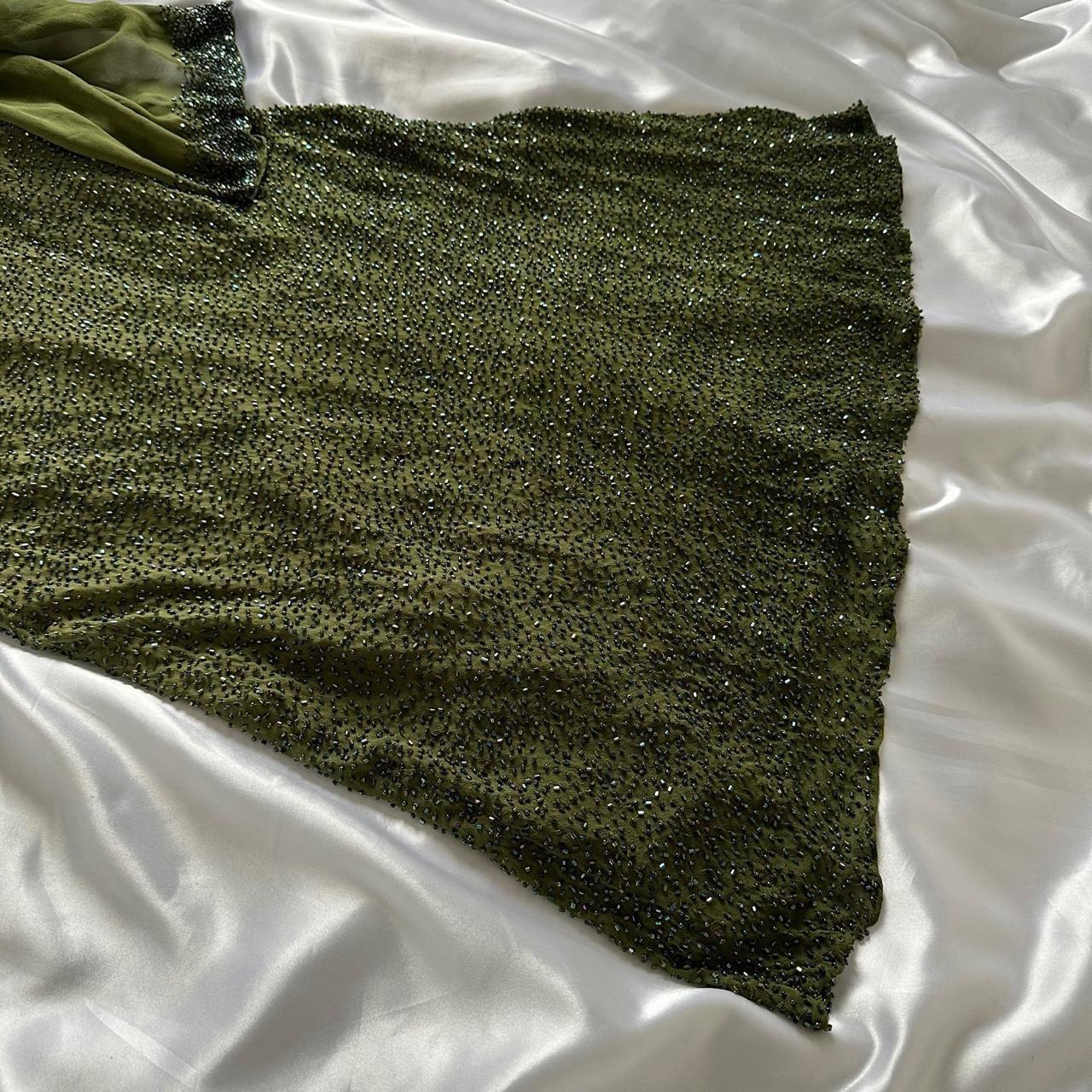 Charming forest green luxurious gorgeous sparkling fashionable elegant exquisite beading long chiffon prom dress evening dress party dress gh3592