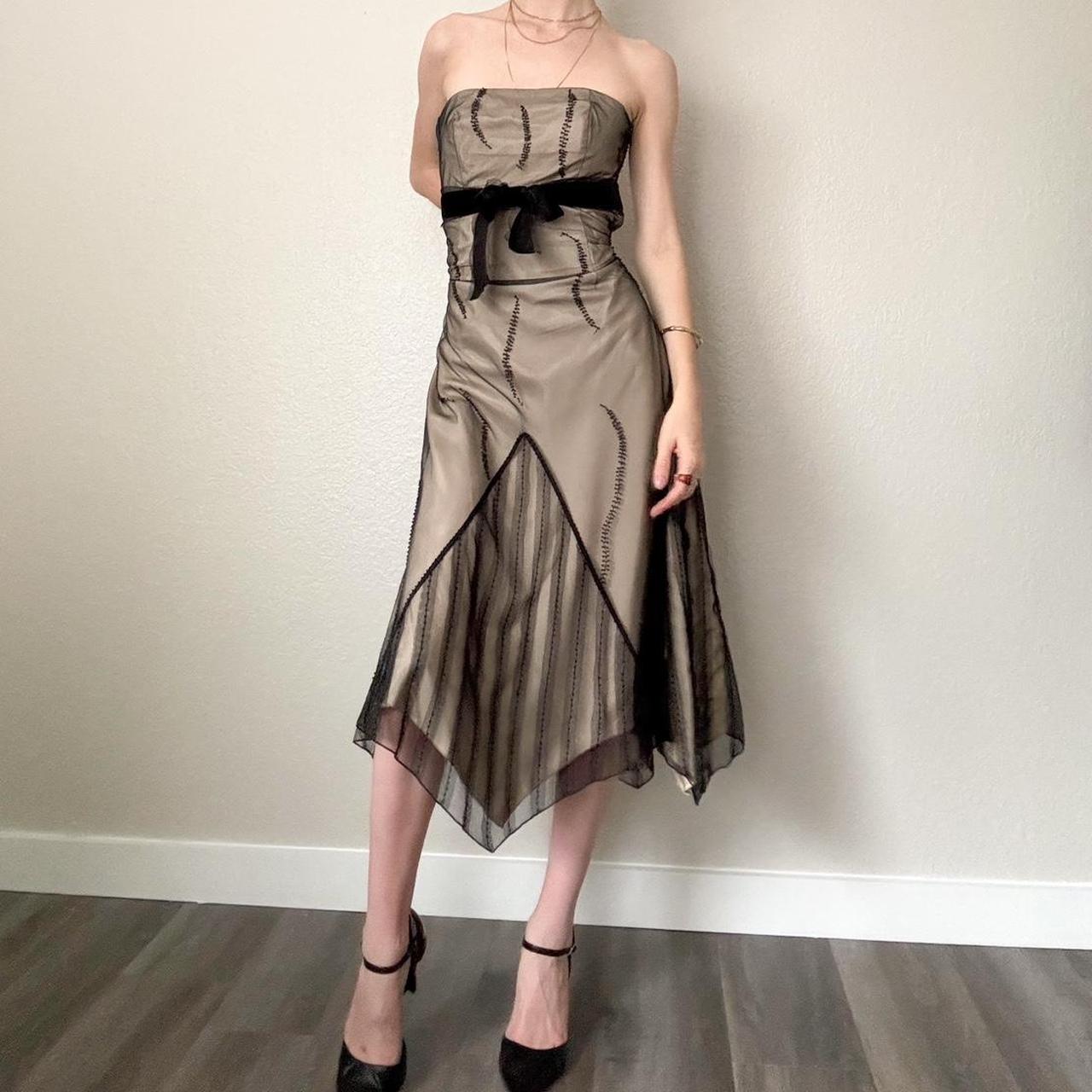 Girlhomeshops-BBrown Beaded Short Chiffon Homecoming Dress Birthday Party Dress gh5086