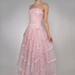 Girlhomeshops-$169.00 Pink multi-layered fashionable and elegant long tulle ball gown evening dress graduation dress gh5142