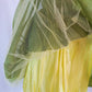 Yellow Green Vintage Elegant Sweet Delicate Floral Appliqué Suspender Cake Dress Puffy Skirt Short Knee Length Prom Dress Evening Dress Homecoming Dress gh3672