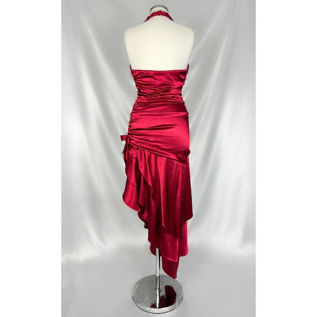 girlhomeshops--Red Retro Elegant Simple Mid-Length Homecoming Dress Date Dress Fashionable And Comfortable Popular Dress gh5674
