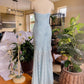 girlhomeshops--Blue Exquisite Hand-Beaded Chiffon Long Prom Dress gh5593