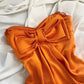 Orange Vintage Rose Elegant short Birthday Dress Party Dress Homecoming Dress Cocktail Dress  gh4670