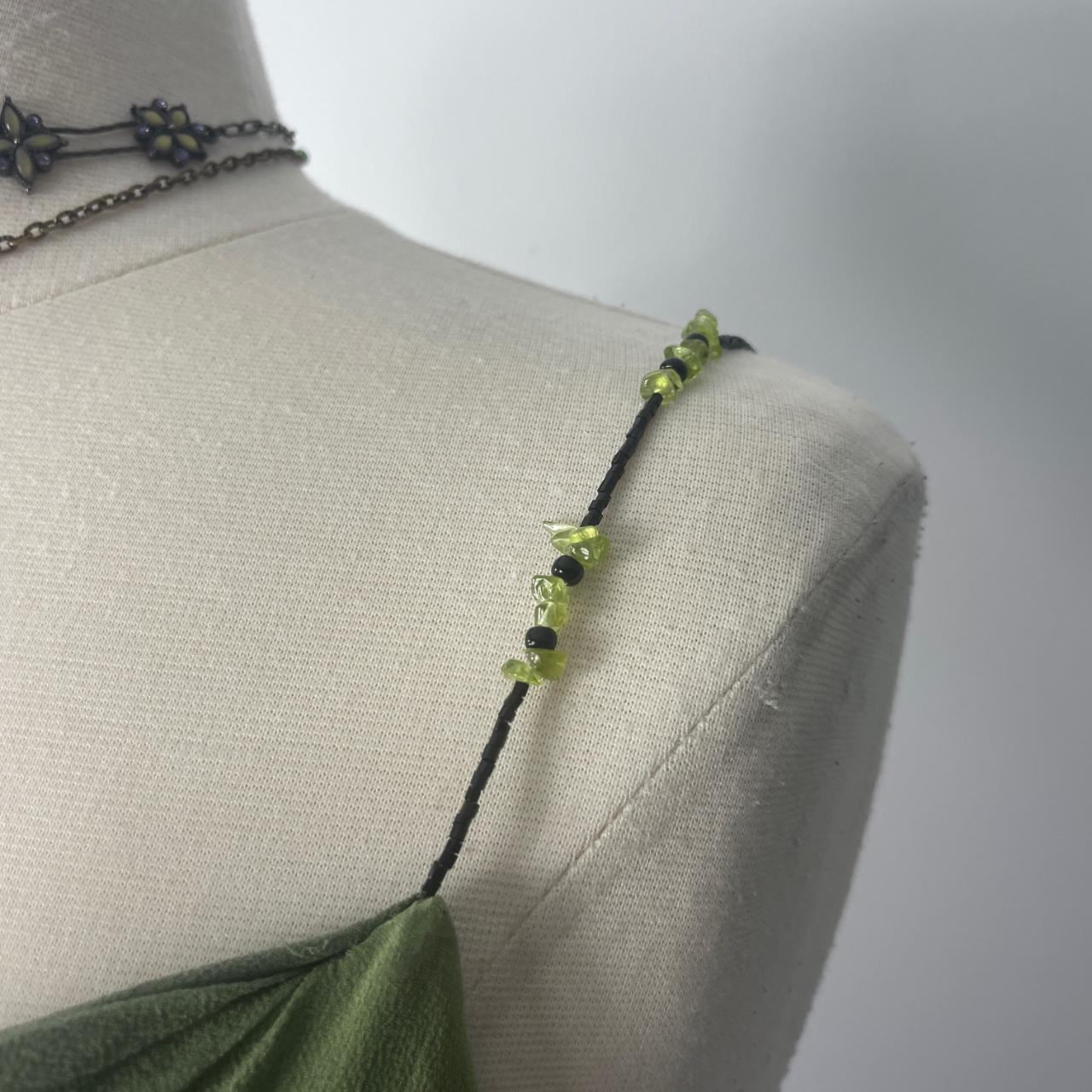 Green Fashion Gradient Elegant Exquisite Beaded Spaghetti Strap Long Chiffon Women's Wizard of Oz Evening Dress Holiday Party Dress gh3566