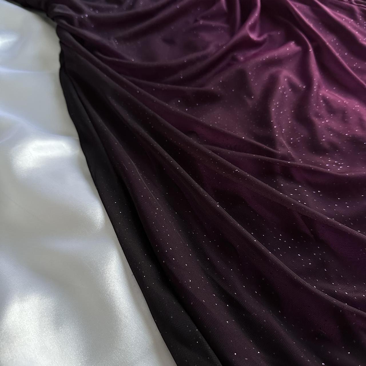 Charming Deep Purple Shiny Fashion Elegant Strap Long Chiffon prom dress Evening Dress Party Dress gh3593