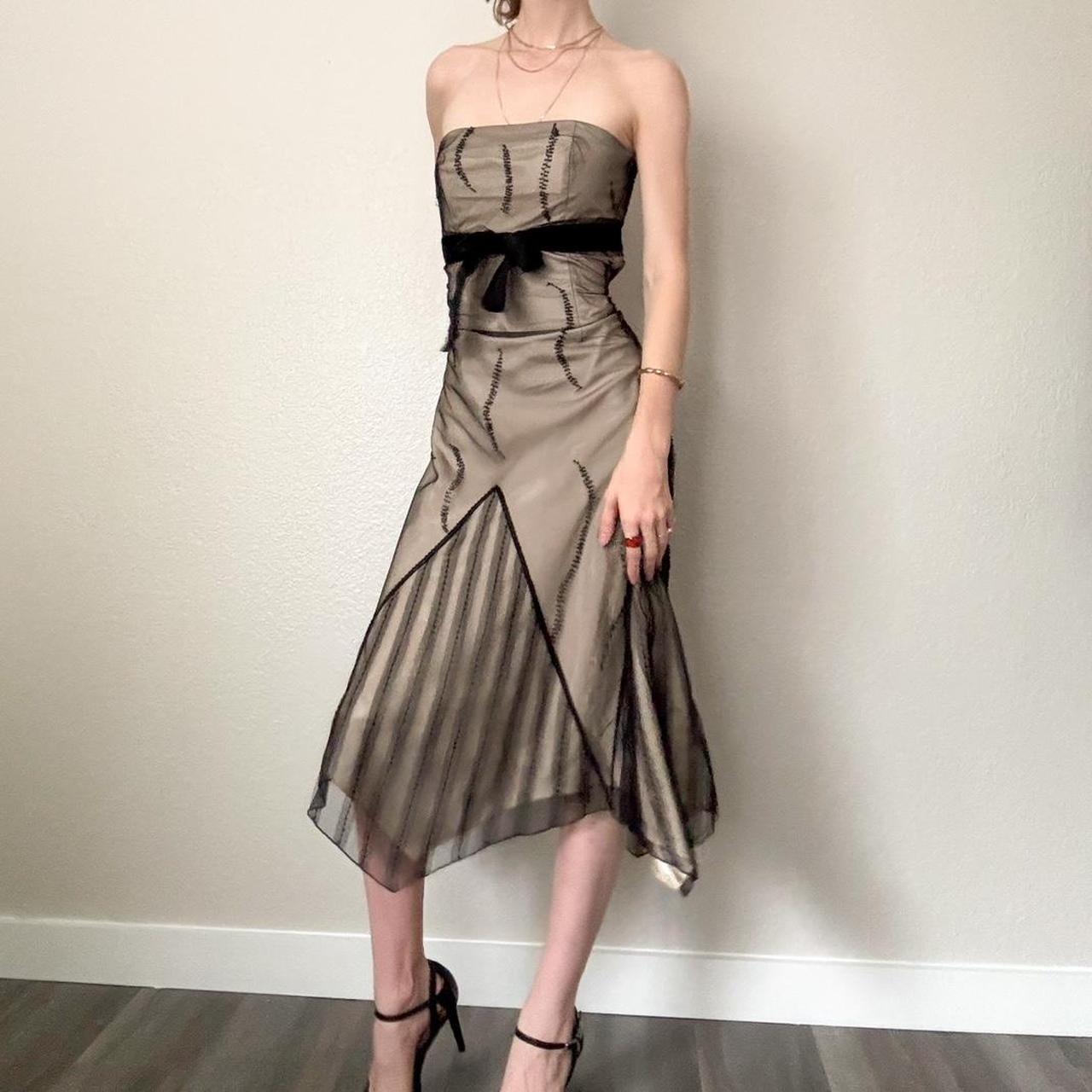 Girlhomeshops-BBrown Beaded Short Chiffon Homecoming Dress Birthday Party Dress gh5086