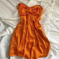 Orange Vintage Rose Elegant short Birthday Dress Party Dress Homecoming Dress Cocktail Dress  gh4670