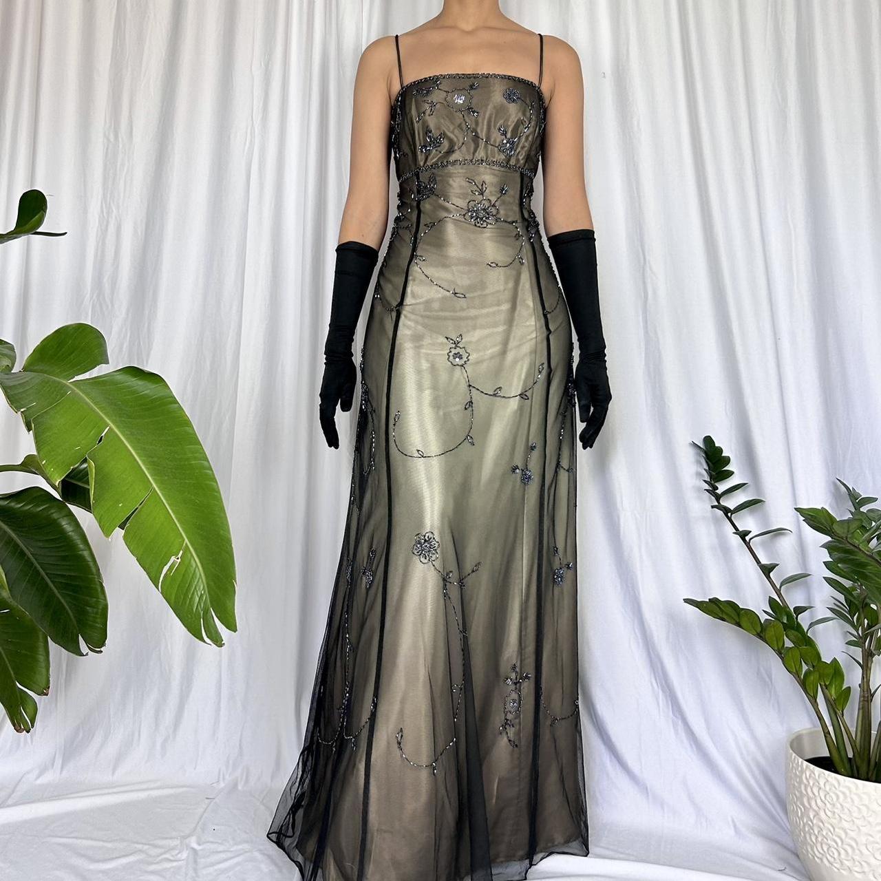 Champagne Brown Gorgeous Vintage Elegant Exquisite Beading Long Chiffon Ball Gown Evening Gown Party Dress Prom Dress gh3709
