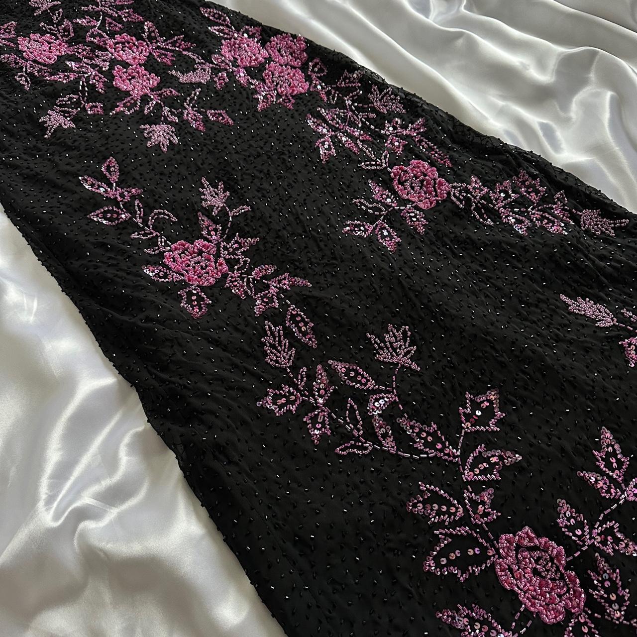 Schwarzes, elegantes Retro-A-Linien-Kleid mit langen Trägern und Spitze, Ballkleid, Abendkleid, Geburtstagspartykleid gh3154