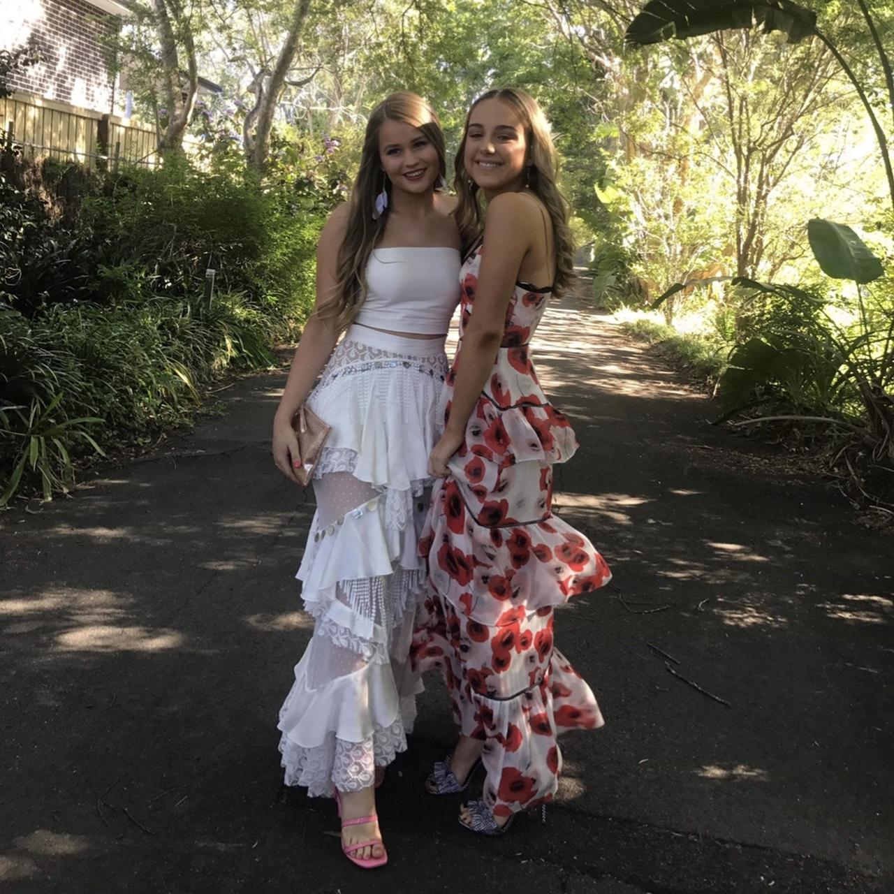 Robe de soirée longue en deux pièces blanche sans manches, coupe A, robe de bal gh2852