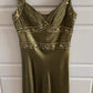 Olive Green Vintage Fashion Elegant Beading Bodycon Long Prom Gown Evening Dress Party Dress gh3459