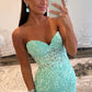 girlhomeshops--Mint Green/Pink Fashion Simple Short Lace Homecoming Dress gh5633