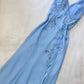 girlhomeshops--Blue Fashion Suspenders Exquisite Beading Beautiful Open Back Slit Chiffon Ball Gown Long Evening Dress gh5611