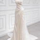 Girlhomeshops - Robe de mariée longue en satin blanc à fleurs et dentelle, épaules dénudées, longueur au sol, robe de bal gh5393